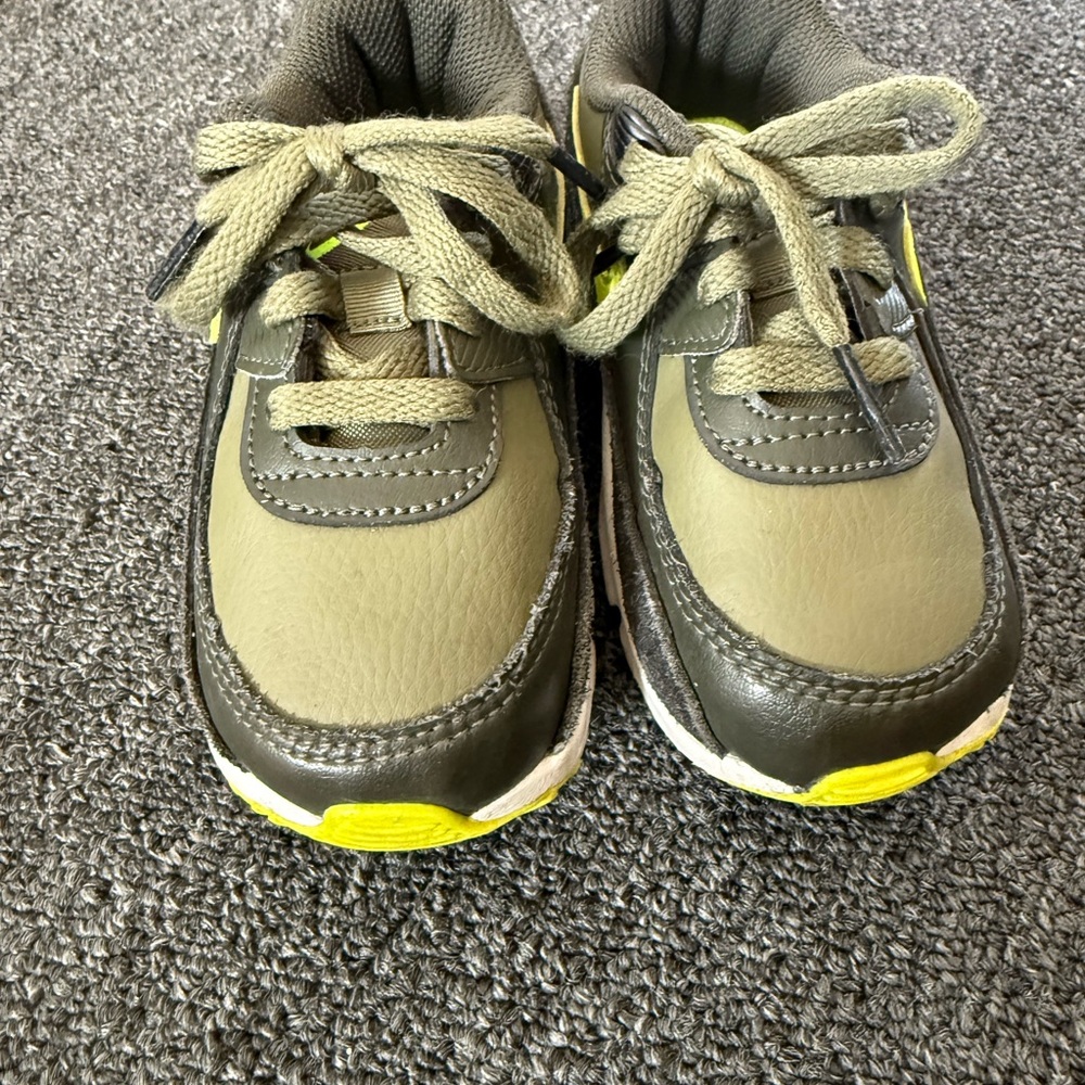 Kids Olive Green Sneakers